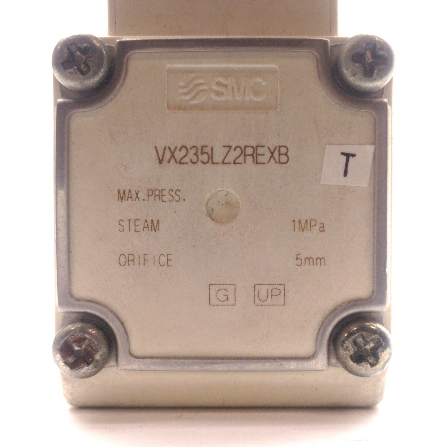 Used SMC VX235LZ2REXB Steam Valve 1-Way NC 5mm Orifice 3/8"NPT 145PSI 220VAC Solenoid