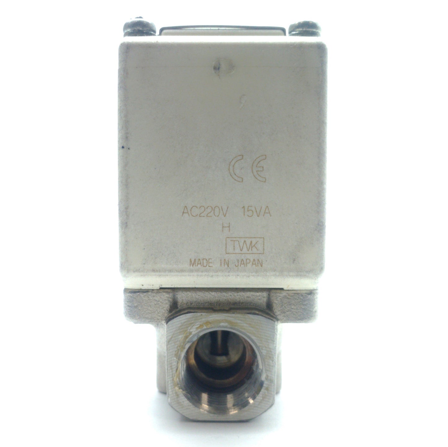 Used SMC VX235LZ2REXB Steam Valve 1-Way NC 5mm Orifice 3/8"NPT 145PSI 220VAC Solenoid