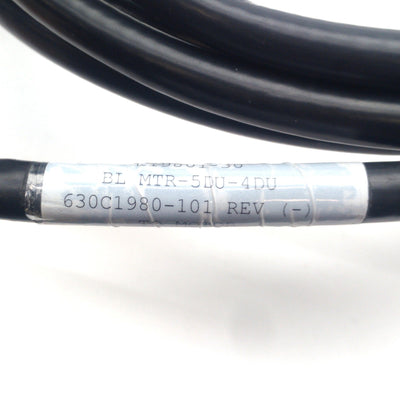 Used Aerotech 630C1980-101 Motor/Stage Cable, Power D 5W5 to Power D 9W4 120" Long