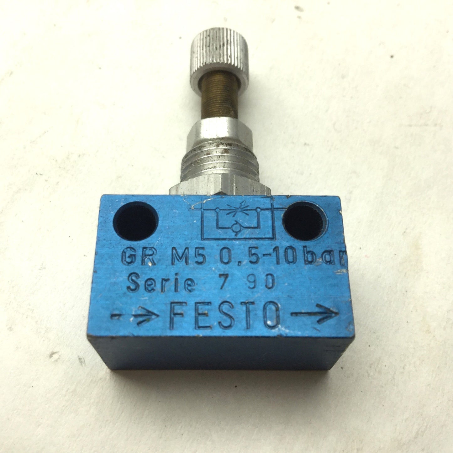 Used Lot of 10 Festo GR-M5 Flow Control Valves, Pressure Rating: 0.5-10bar, M5 Ports