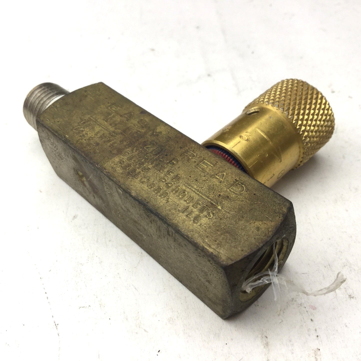 Used Deltrol EF 20 B Easy Read Brass Flow Control Valve, 1/4" NPT, 2000PSI, 6.0GPM
