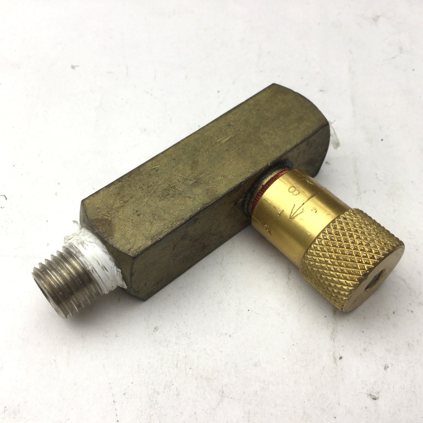 Used Deltrol EF 20 B Easy Read Brass Flow Control Valve, 1/4" NPT, 2000PSI, 6.0GPM