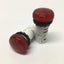 Used Lot of 2 Allen Bradley 800FD-P4N3 Red LED Pilot Indicator Light 24V AC/DC, 22mm