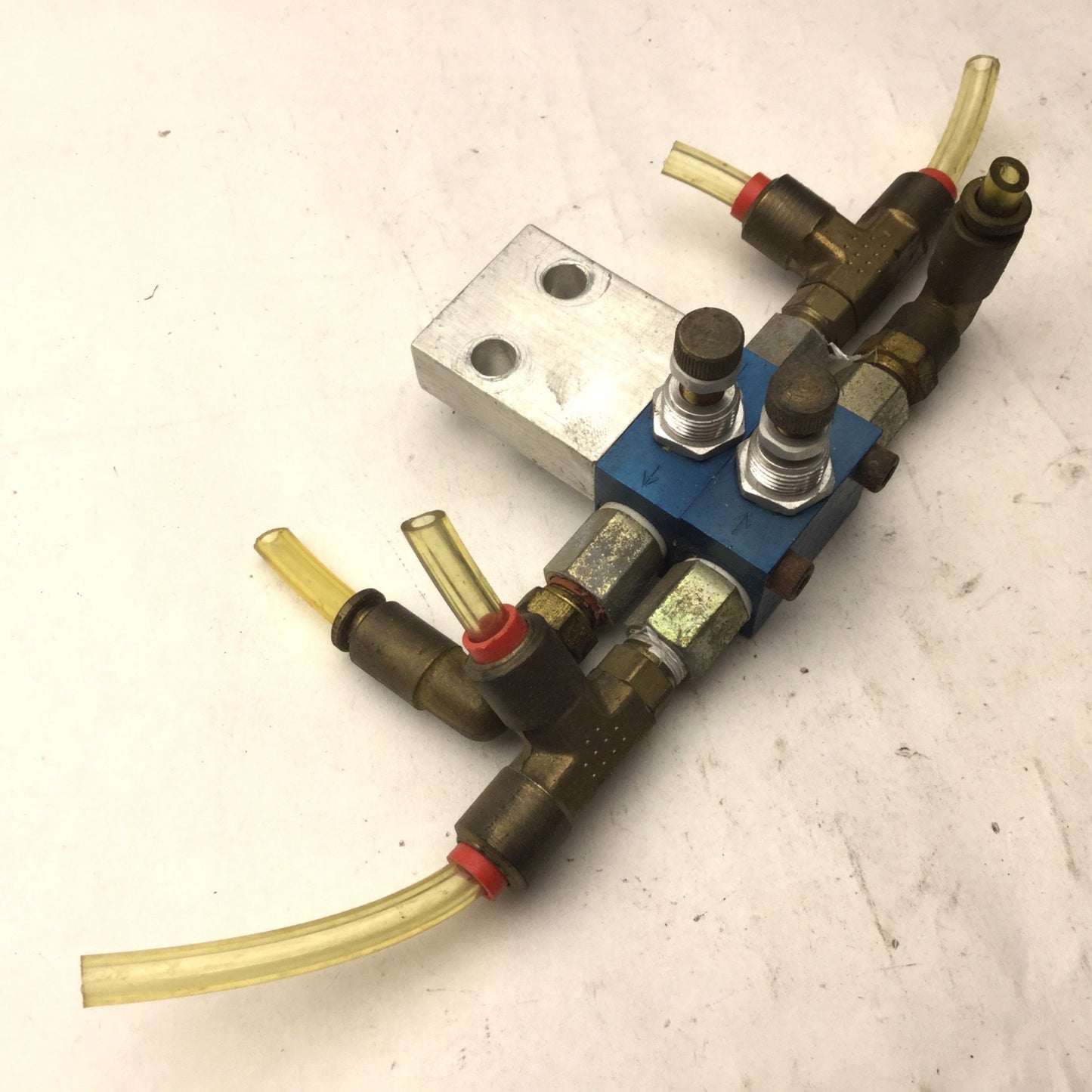 Used Bank of 2 Festo GR-1/8 Flow Control Valve, Inline, 0.1-10 bar, Ports: G1/8