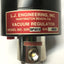 Used L.J. Engineering 329DPSRNP Self-Relieving Vacuum Regulator, .3-1.5 inHg 1/2" NPT