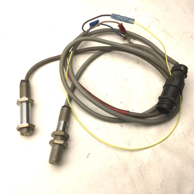 Used Lot of 2 Turck BI2-G12-AN6X Proximity Sensors, M18 Threaded, 10-30VDC, NPN