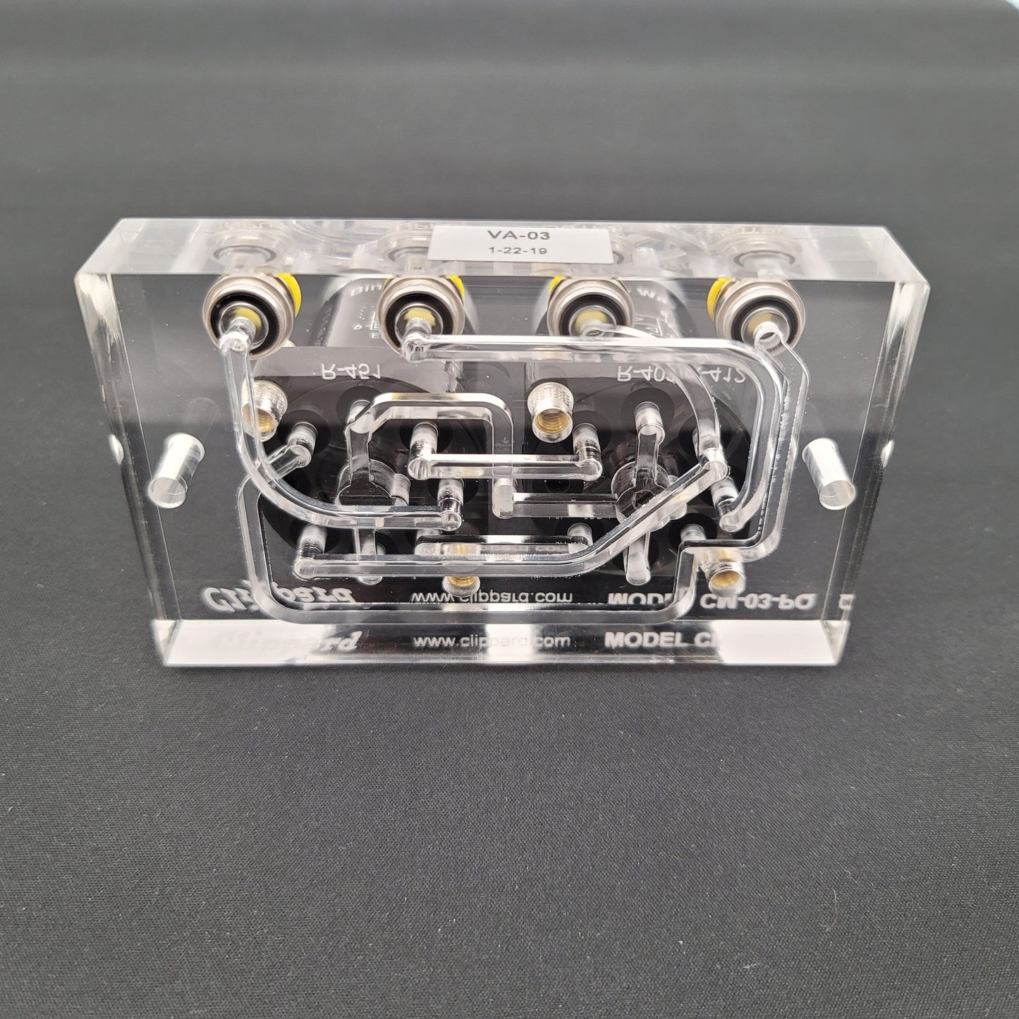 New – Open box Clippard CM-03-PQ VA-03 Binary Redirect Module (Flip-Flop Circuit) 40-150psig