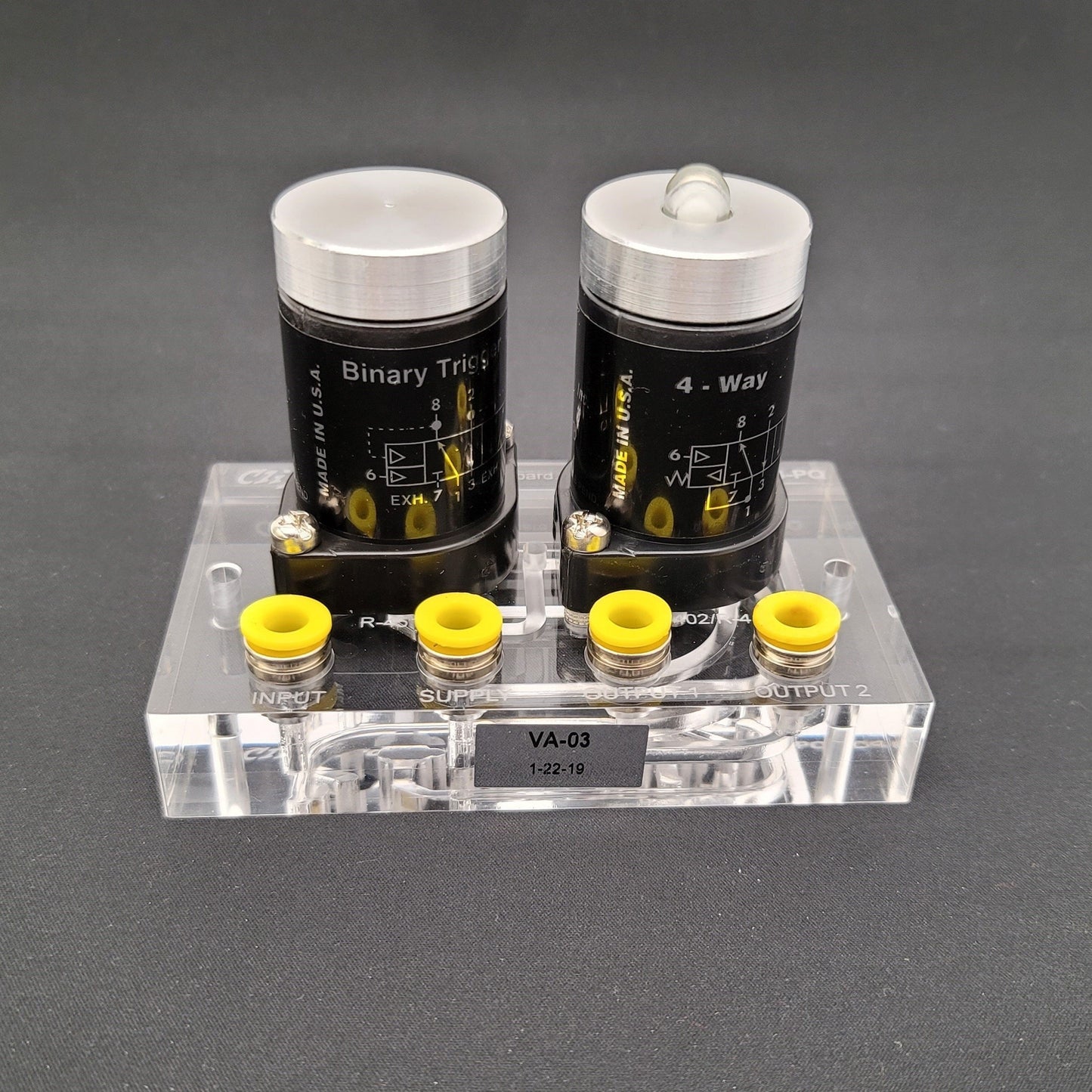 New – Open box Clippard CM-03-PQ VA-03 Binary Redirect Module (Flip-Flop Circuit) 40-150psig