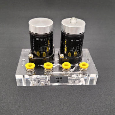 New – Open box Clippard CM-03-PQ VA-03 Binary Redirect Module (Flip-Flop Circuit) 40-150psig