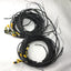 Used Lot of 15 Turck 7x Straight, 8x 90° Cordset, Picofast, M8 3-Pin *Varied Length