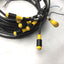 Used Lot of 15 Turck 7x Straight, 8x 90° Cordset, Picofast, M8 3-Pin *Varied Length