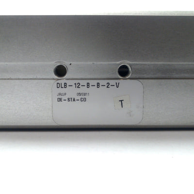 Used Destaco DLB-12-B-B-2-V Pneumatic Base Slide, 1/2" Bore, 2" Stroke, 100PSI, M5