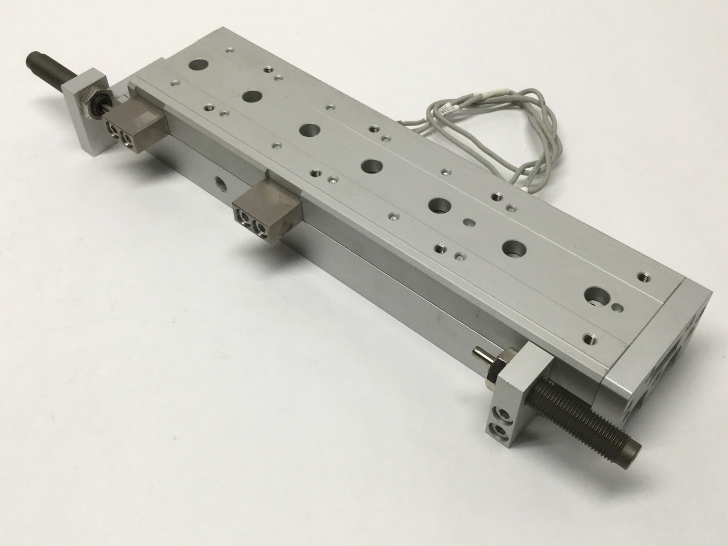 Used SMC MXS20TN-150B Air Slide Table Cylinder, 20mm Bore, 150mm Stroke w/Absorbers