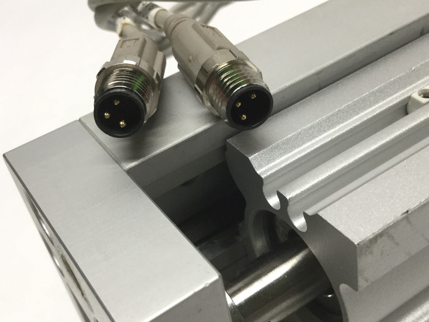 Used SMC MXS20TN-150B Air Slide Table Cylinder, 20mm Bore, 150mm Stroke w/Absorbers