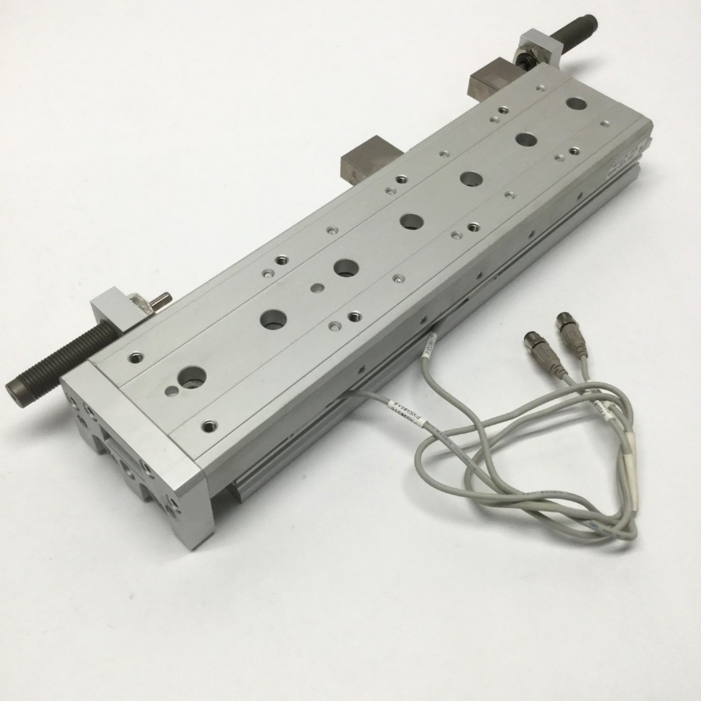 Used SMC MXS20TN-150B Air Slide Table Cylinder, 20mm Bore, 150mm Stroke w/Absorbers