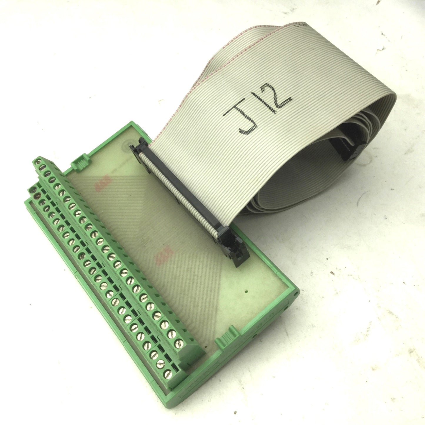 Used Phoenix Contact FLKM 50 Type UMK-SE 11,25-1 50-Pin Breakout Module, Ribbon Cable
