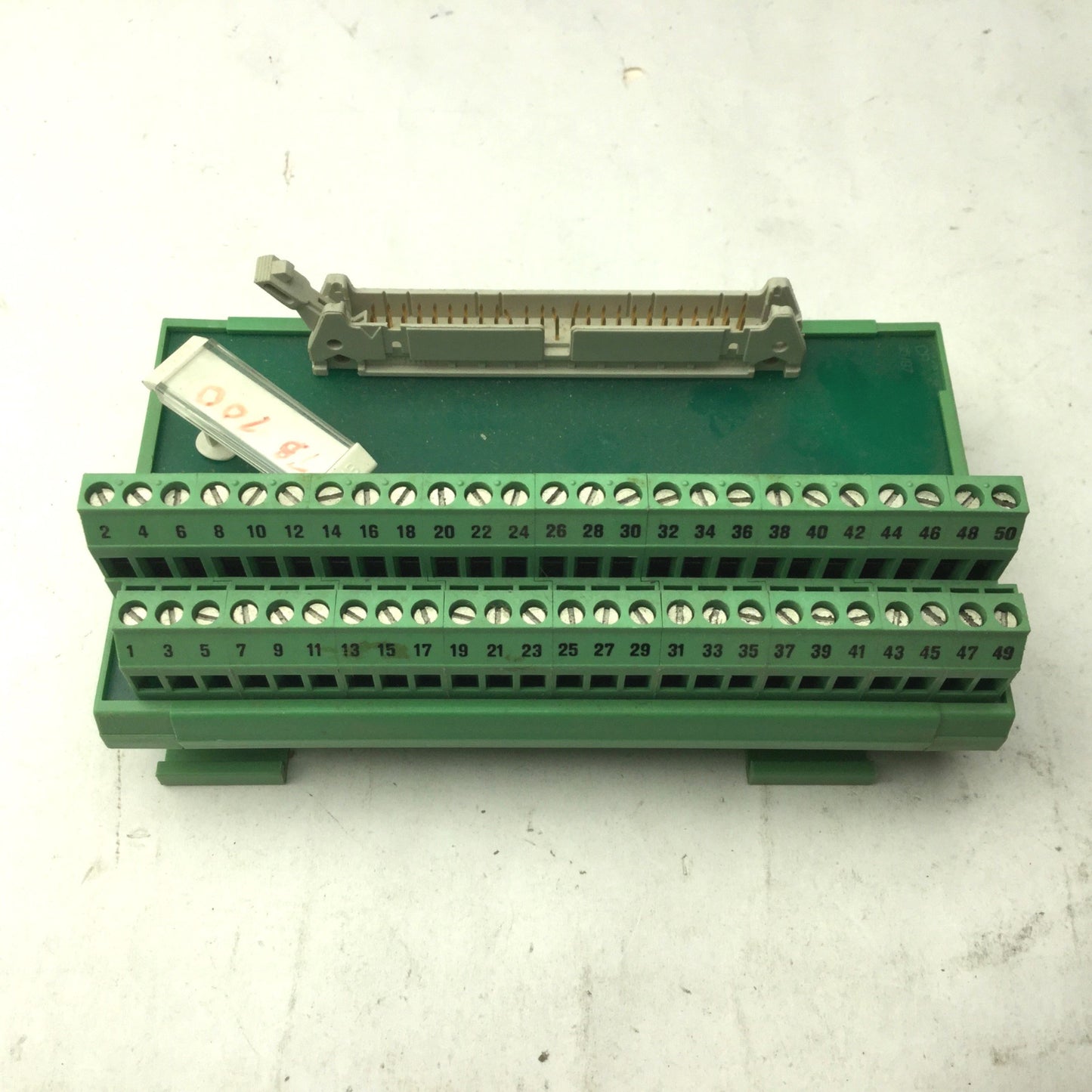Used Phoenix Contact FLKM 50 Breakout Module Terminal Interface 50-Pin, Type UMK