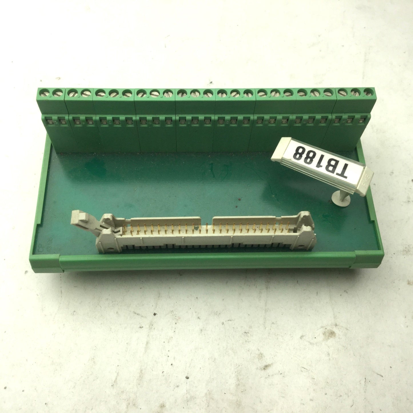 Used Phoenix Contact FLKM 50 Breakout Module Terminal Interface 50-Pin With Ribbon