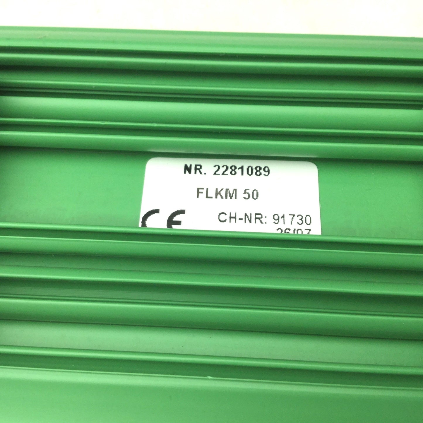 Used Phoenix Contact FLKM 50 Breakout Module Terminal Interface 50-Pin With Ribbon