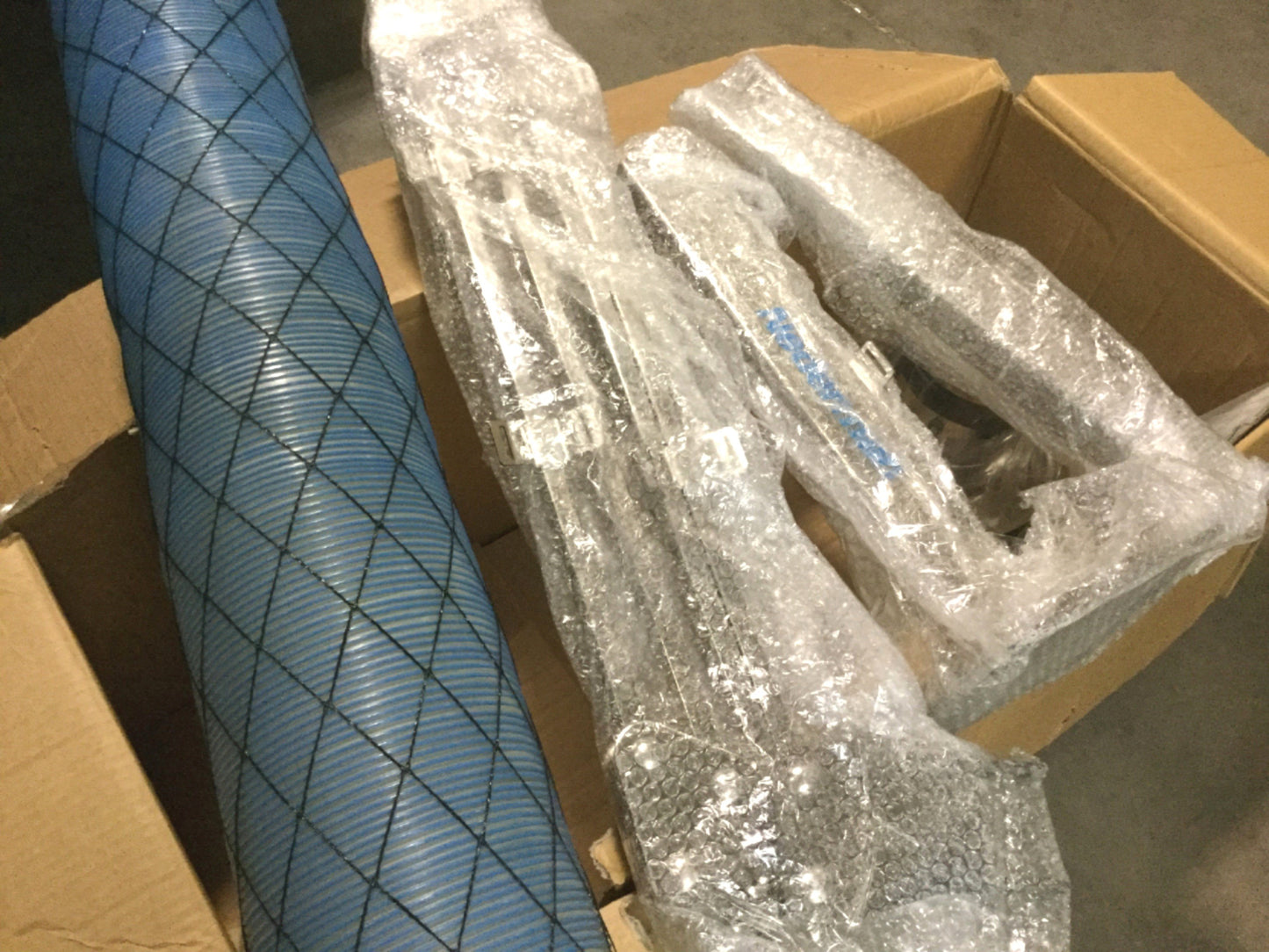 New – Open box Nederman NEX S Fume/Dust Extraction Arm Ø160mm Hose, Stainless w/Hood Damper, 3m