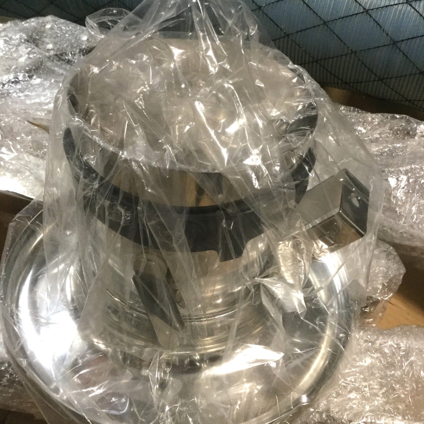 New – Open box Nederman NEX S Fume/Dust Extraction Arm Ø160mm Hose, Stainless w/Hood Damper, 3m