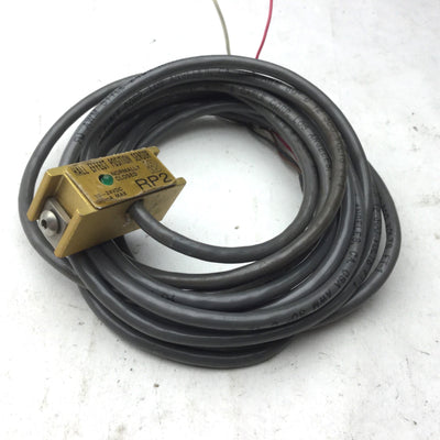 Used Industrial Devices Corp. RP2 Hall Effect Position Sensor, NC, 7', 10-24VDC, 40mA