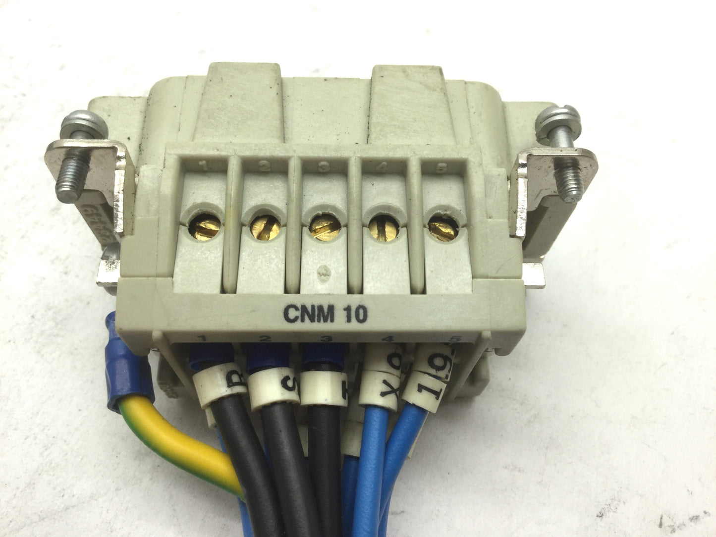 Used ILME CNM10 Male Power Connector 16A 400V W IP65 Metal Enclosure