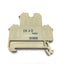 Used Lot of 14 Weidmuller DK4D Diode Terminal Block, Beige, 380V 10A, 22-12AWG