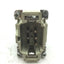 Used ILME CNM 6 Male Power Connector 16A 400V W IP65 Metal Enclosure