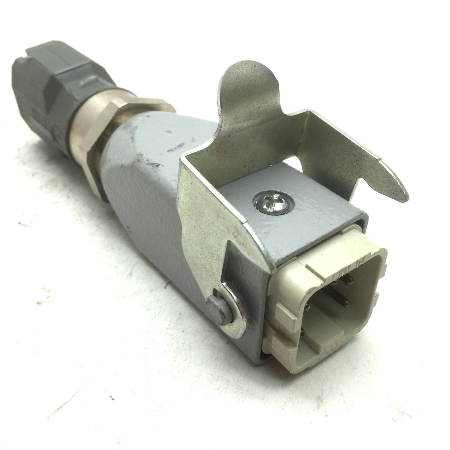 Used ILME CKM 04 Male Power Connector 10A 250V W Metal Enclosure