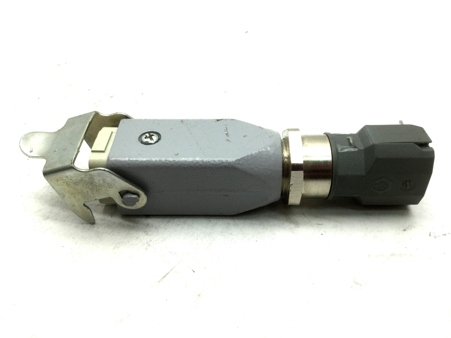 Used ILME CKM 04 Male Power Connector 10A 250V W Metal Enclosure
