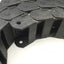 Used IGUS 15.3.75 Energy Chain Cable Carrier Length: 58" 48 Links 2" x 1" End Link