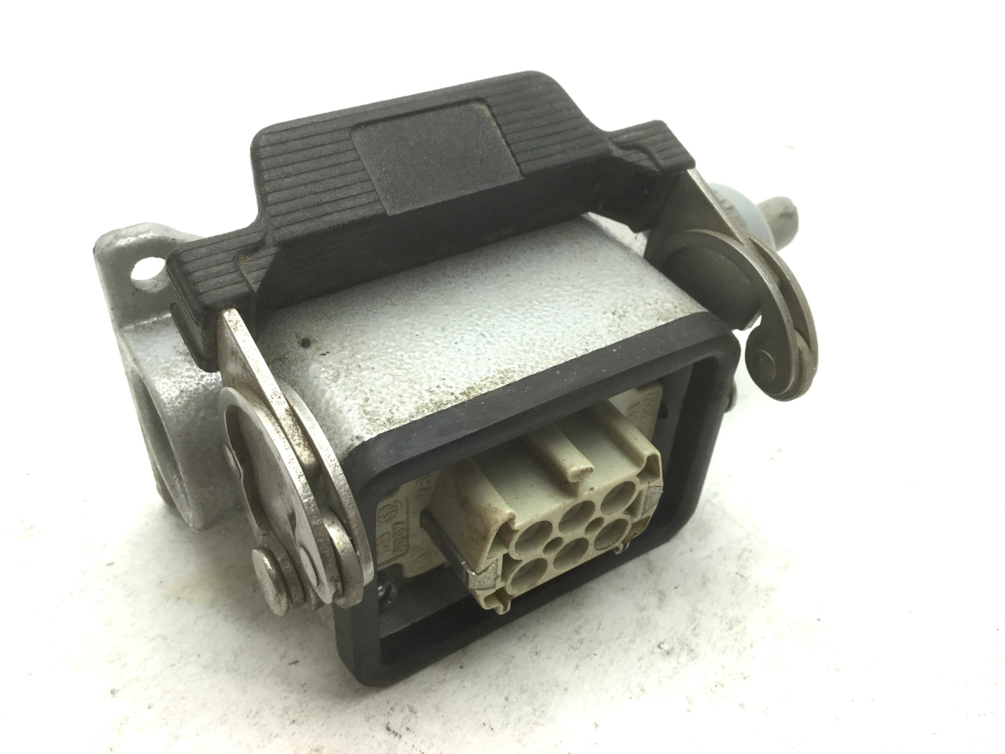 Used ILME CNF 6 Female Power Connector 16A 400V W IP65 Metal Enclosure Base Mount