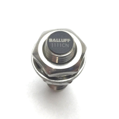 Used Balluff BES013P Inductive Proximity Sensor, 2mm Range, 10-30VDC, PNP, 3-Pin M8