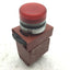 Used General Electric P9PDMVD Lamp Module Continuous/Flashing Light Red 28mm