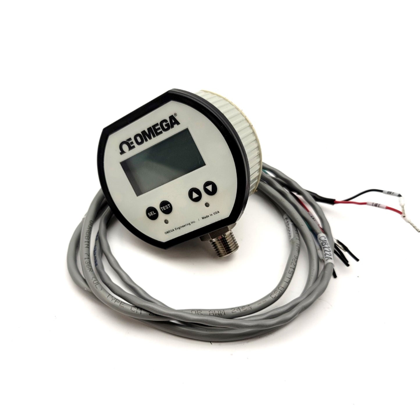 Used Omega DPG1000ADA-500G-1N Digital Pressure Gauge 0-500psi, 8-24VAC/9-32VDC
