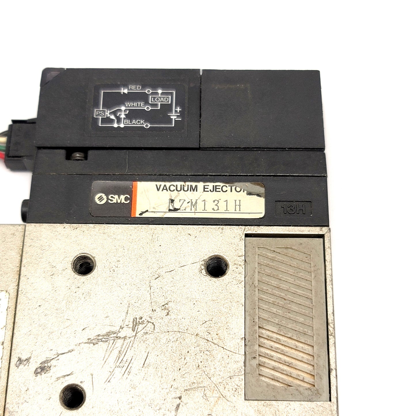 Used SMC NZM131H Vacuum Ejector With NZSE1-00-14 Switch And 2x NVJ114 Solenoid Valves