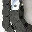 Used Lot of 3 Igus 15.4.48 Energy Chain, Dimensions: 22"(L) 18 Links, *Missing Backs*