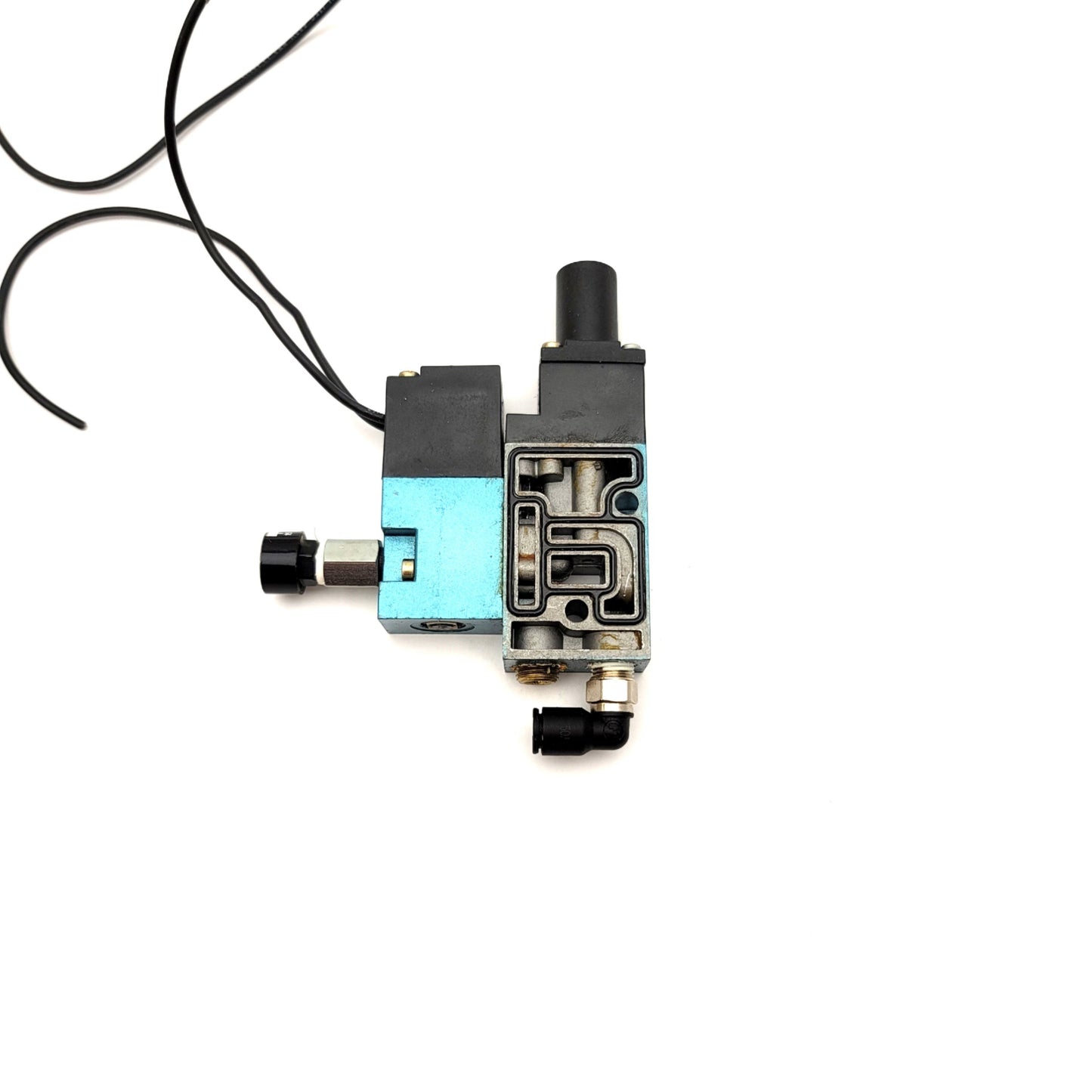 Used MAC 45A-MAE-DDAA-1BA Solenoid Valve 24VDC, Vacuum To 120psi, 1/8"NPT