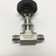 Used Ham-Let H300USSLR1/4RS Stainless Steel Needle Valve, 1/4" Let-Lok Tube, 5000psi
