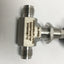 Used Ham-Let H300USSLR1/4RS Stainless Steel Needle Valve, 1/4" Let-Lok Tube, 5000psi
