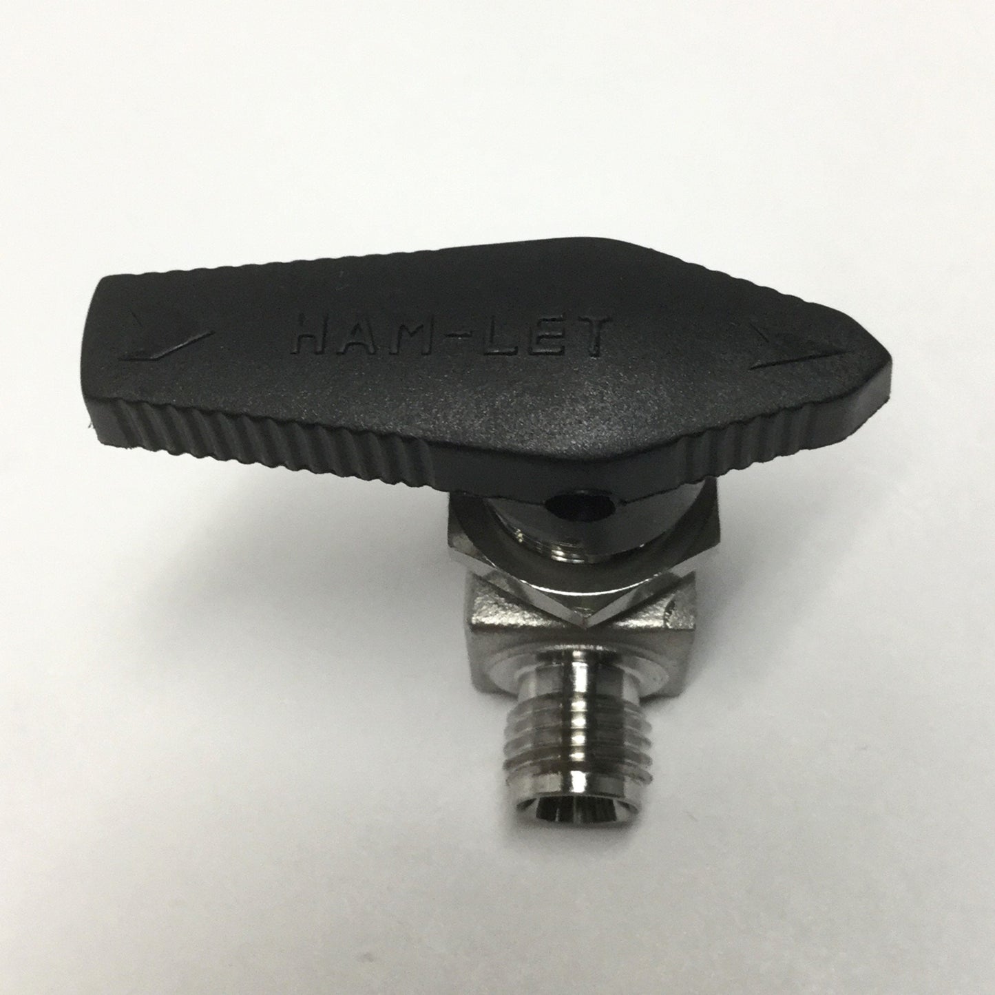 Used Ham-Let H800SSSL1/4 Stainless Steel Ball Valve, 1/4" Let-Lok Tube, 3000psi