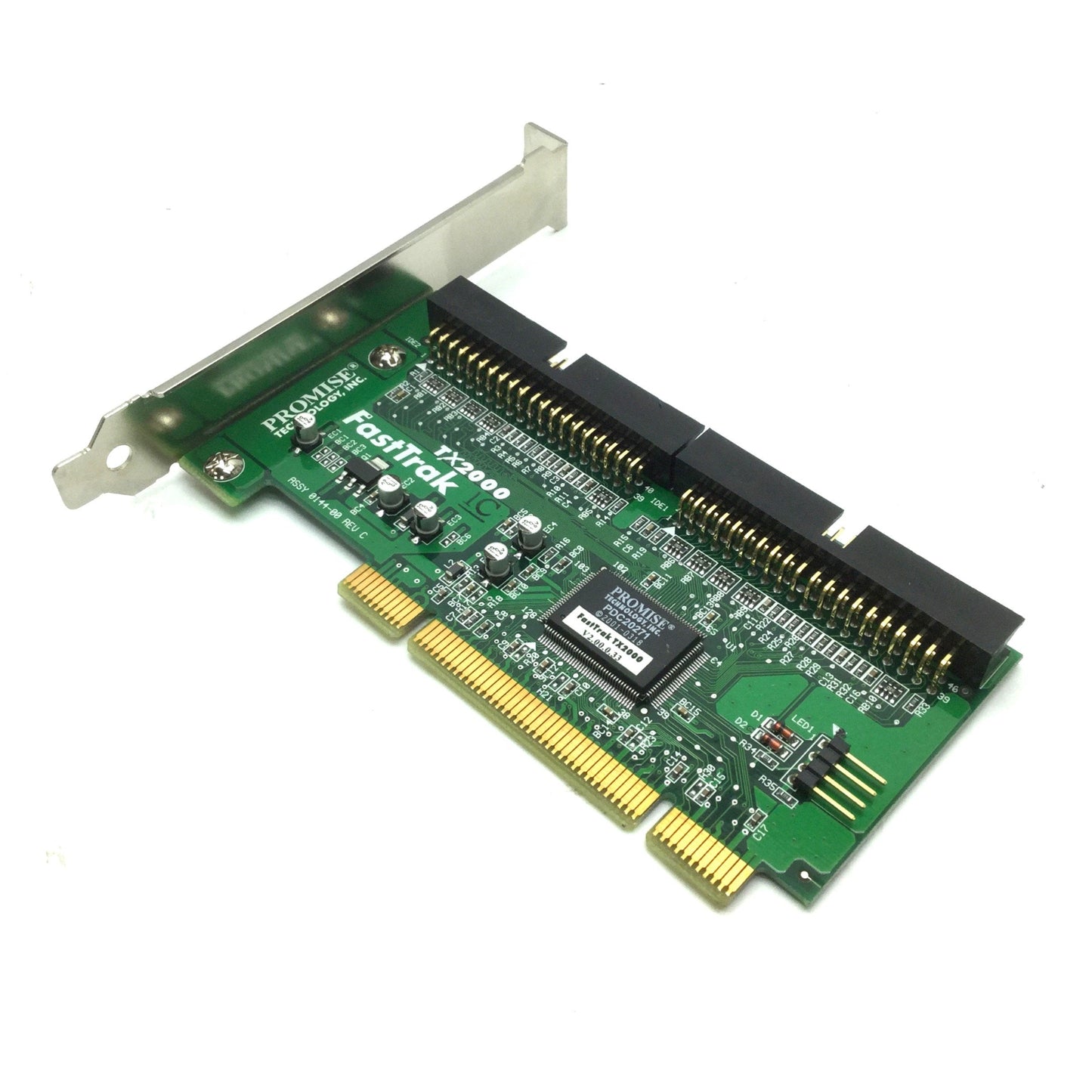 Used FastTrak TX2000 PCI IDE Controller Card 2 x ATA 133 PCI 266MB/S WindowsXP/Linux