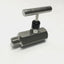 Used Noshok 504-MFS 316 Stainless Steel Needle Valve, 1/2" NPT Male x Female, 6000psi