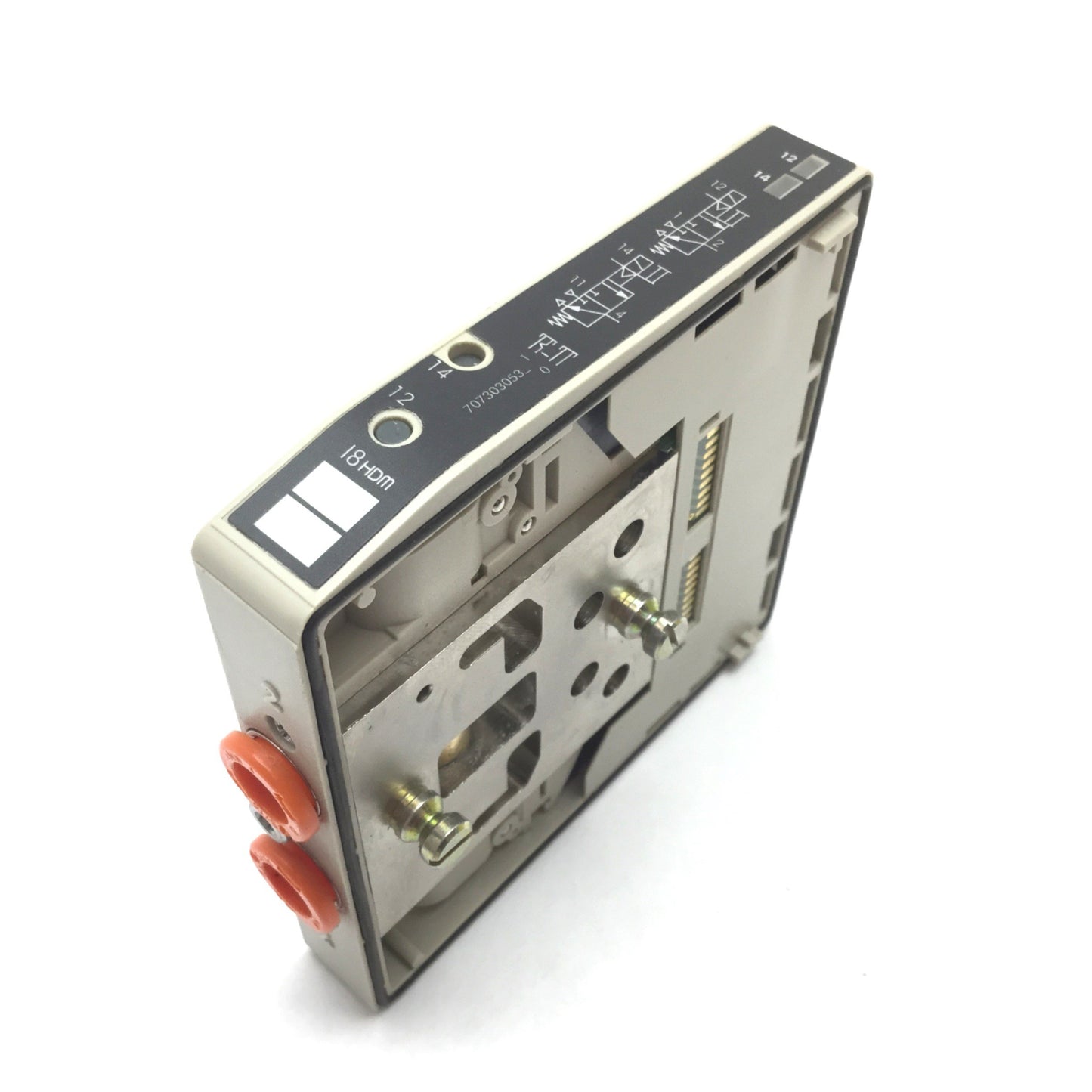 Used Metal Work I8HDM Pneumatic Solenoid Valve, 2-Position 3-Way (x2), 8mm, *No Seal*