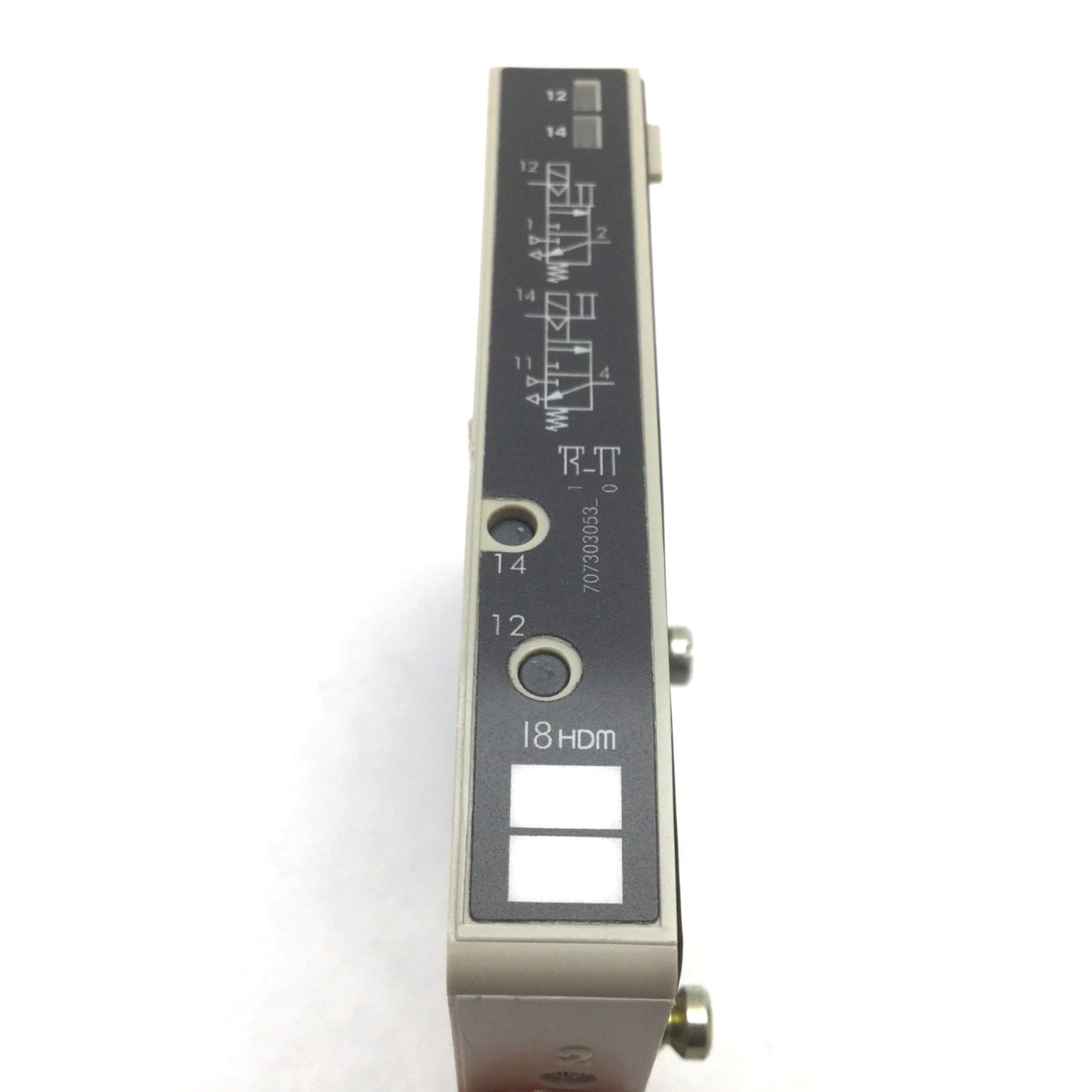 Used Metal Work I8HDM Pneumatic Solenoid Valve, 2-Position 3-Way (x2), 8mm, *No Seal*