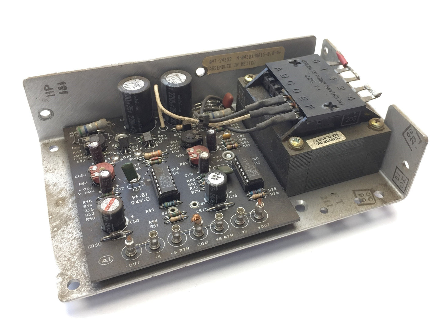 Used Condor HAA15-0.8-A+ Power Supply Input: 100/120/215/230-240VAC, Output: 12-15VDC