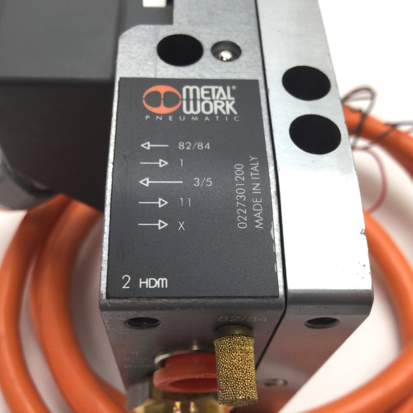 Used Metal Work 2HDM End-Plate, 5HDM Blind End-Plate, DIN Rail Mounts, With Cable