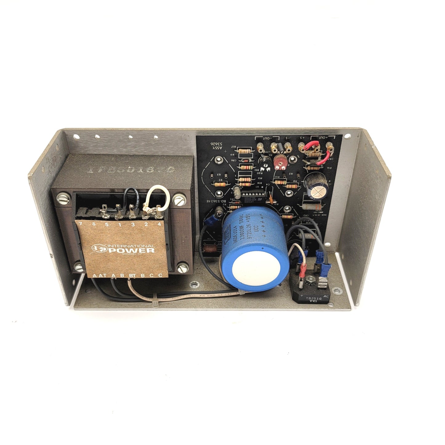 Used International Power IHD24-4.8 Power Supply In: 100-240VAC, Out: 24VDC 4.8A