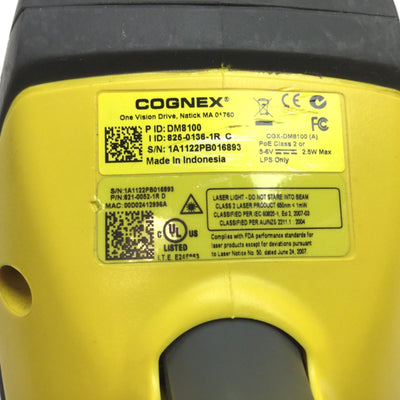 Used COGNEX DM8100 DataMan Handheld Barcode Scanner, 1D 2D, 1/2" CMOS *Missing Module